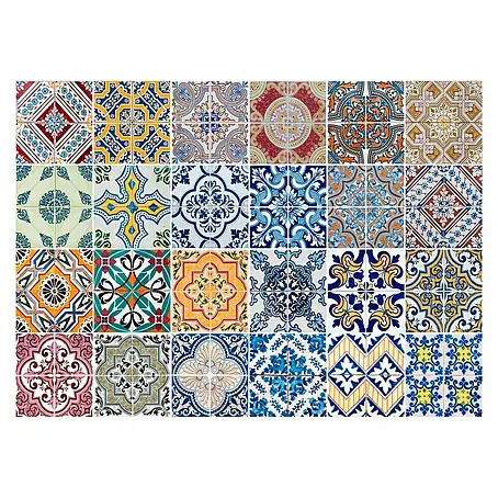 Vinilo de pared azulejos