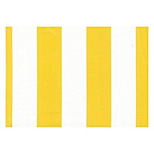 Sunfun Ersatztuch (Gelb/Weiß, Breite: 3 m, Ausfall: 1,3 m, Passend für: Sunfun Klemmmarkise Gelb/Weiß 3 x 1,3 m)