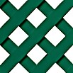 Celosía PVC 18 mm (An x Al: 1 x 2 m, Verde)