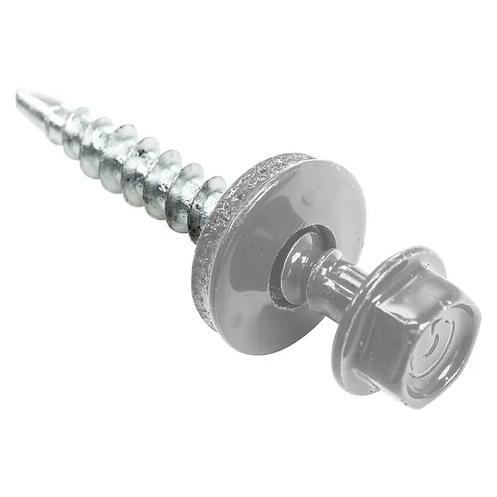 Metdach Schrauben - Verzinkt, Ø x L: 4,8 x 35 mm, 50 Stk. - Vorderansicht