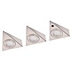 Müller-Licht LED-Unterbauleuchte Trios Sensor silver (8 W, Infrarotbewegungssensor, L x B x H: 14,5 x 13,5 x 4,1 cm, Silber)