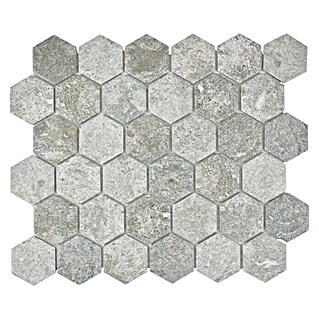 Mozaïektegel zeshoek HX CURIO GG (32,5 x 28,1 cm, Grijs, Mat)