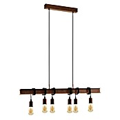 Eglo Townshend Pendelleuchte (6-flammig, 6 x 60 W, E27, Antik Braun)