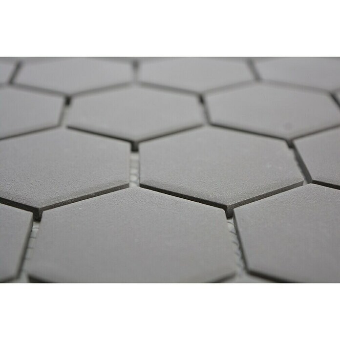 Mozaïektegel Hexagon Uni CU HX137 (32,5 x 28,1 cm, Donkerbeige, Mat)