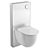 Camargue Sanitärmodul für Wand-WC (2-Mengen-Spülung, 10,8 x 48,3 x 100 cm, Weiß)
