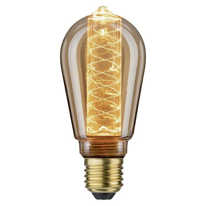 Paulmann LED-Lampe Vintage Glühlampenform Spiral E27 (1 Stk., E27