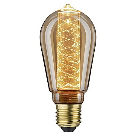 Paulmann LED-Lampe Vintage Glühlampenform Spiral E27 (E27, Nicht Dimmbar, 200 lm, 4 W, Tropfen)