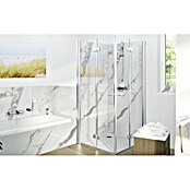 SanDesign Acryl-Verbundplatte Calacatta (100 x 250 cm, Weiß)