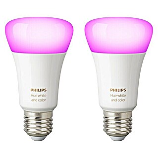 Philips Hue LED žarulja White & Color Ambiance (9 W, RGBW, Može se prigušiti, 2 Kom.)