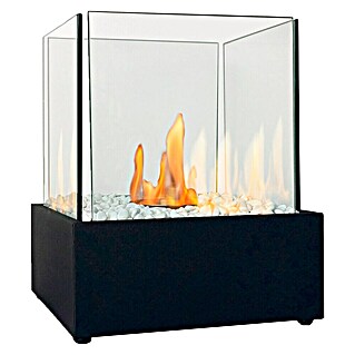 Purline Chimenea de bioetanol Nympha Infinity (L x An x Al: 20,5 x 24,5 x 29 cm, Negro)