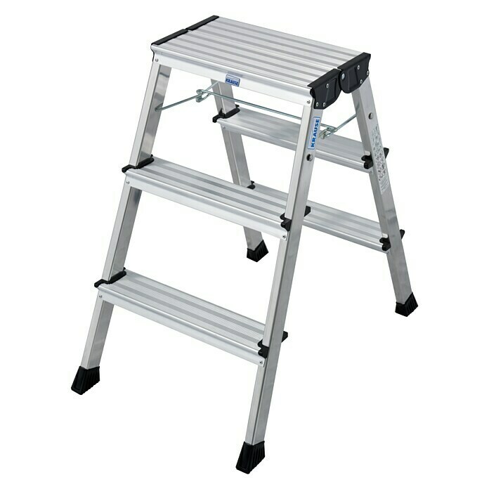 Escalerilla plegable (2 x 3 escalones, Altura de trabajo: 2,65 m)