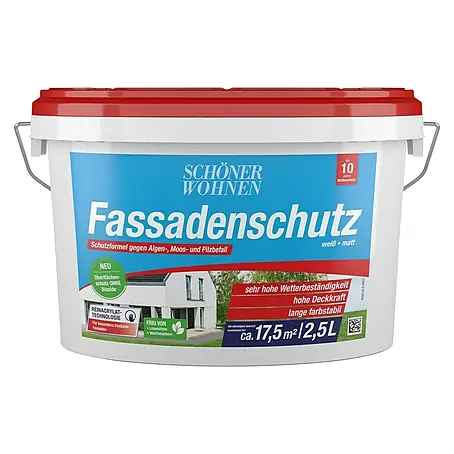 SCHÖNER WOHNEN-Farbe  Dispersionsfassadenfarbe Fassadenschutz