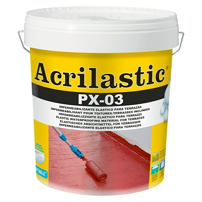 Baixens Impermeabilizante Acrilastic PX-03 (Gris cemento, 15 l)