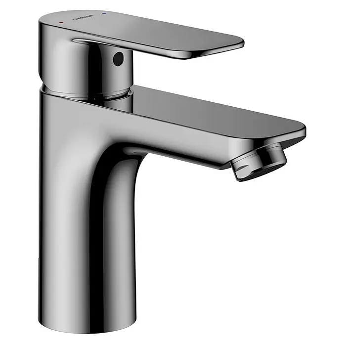 Hansa Pico Waschtischarmatur - Höhe: 14,5 cm, Chrom, Ausladung Armatur: 15 cm - Glänzender Chrom-Wasserhahn mit modernem Design für das Badezimmer. Elegante Armatur für Waschbecken mit präziser Wassersteuerung.