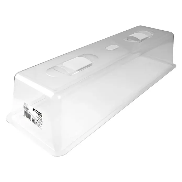 Windhager Anzuchthaube - L x B x H: 59 x 19 x 13 cm, Transparent - Klarglas-Gewächshausabdeckung für den Innenbereich mit Lüftungsschlitzen, ideal für die Anzucht von Sämlingen und zum Schutz zarter Pflanzen.