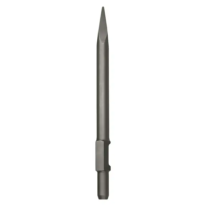 Craftomat Spitzmeißel - 1 Stk. - Nahaufnahme eines Schlitz-Schraubendreher-Bits, das sich durch seine robuste Bauweise und präzise gefertigte Spitze auszeichnet.