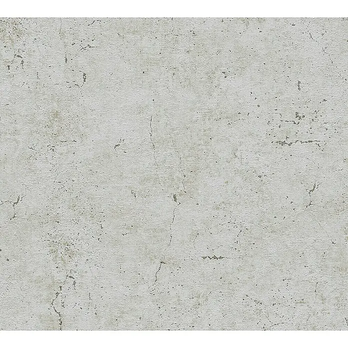 A.S. Création Metropolitan Stories Vliestapete Betonoptik - Grau/Grün, Betonoptik, 10,05 x 0,53 m - Graue Betonstruktur Tapete. Eine moderne und stilvolle Wahl für Ihr Zuhause, die eine industrielle Atmosphäre schafft.