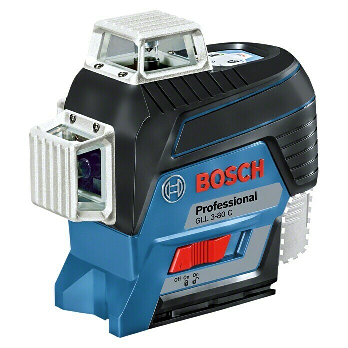 Bosch Professional Linienlaser GLL 3-80 CMax. Arbeitsbereich: 30 m Front View