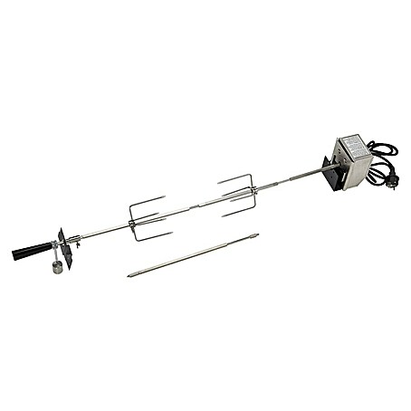 Kingstone Asador giratorio (Específico para: Barbacoa de gas Kingstone Cliff 350 / 350-1 ES / 450 / 455-1 ES / 605-2 ES / 650-1 / 655-2 ES / 250-1 / Barbacoa de gas Grillstar Atlanta: 200 II / 300 II / 450 II / 650 II)