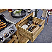 Sunfun Módulo para barbacoa (Con cajón, L x An x Al: 63 x 58 x 92 cm, Madera)
