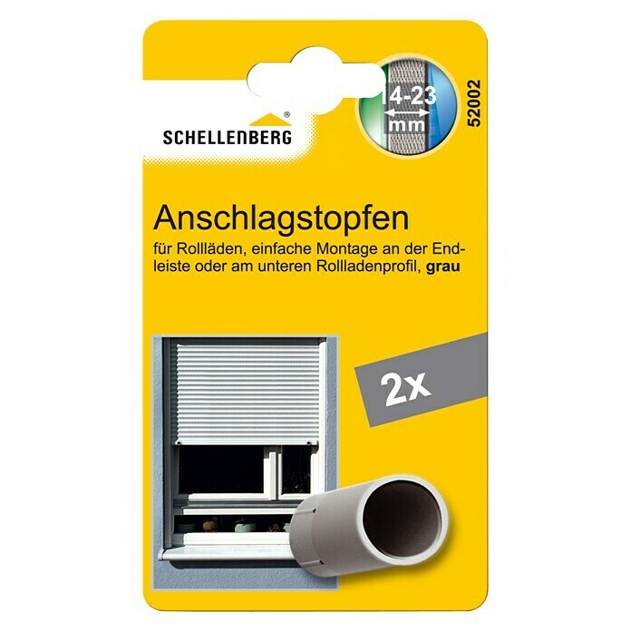 Schellenberg AnschlagstopfenGrau, 2 Stk. Unknown