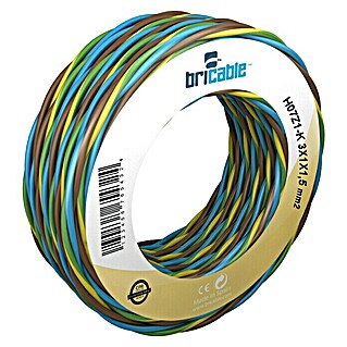 Bricable Cable unipolar Trifacil (H07Z1-K, Número de cables: 1, 1,5 mm², 10 m, Multicolor)