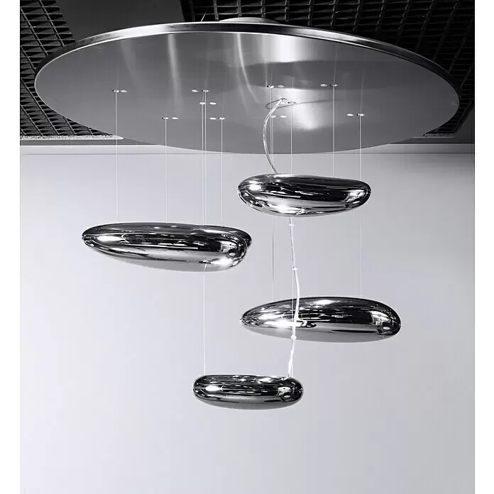 Artemide Pendelleuchte Mercury Mini - Höhe: 56,2 cm - Vorderansicht