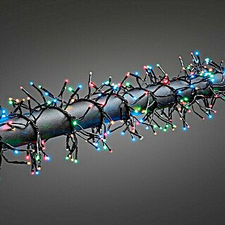 Konstsmide LED-Clusterlichterkette (Außen, Länge: 7,7 m, 364 Stk., Netzbetrieben, Lichtfarbe: RGB)