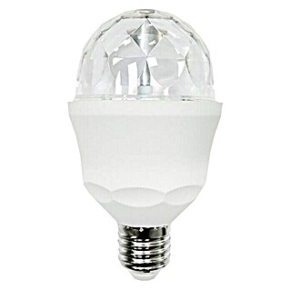 Garza Lámpara LED Disco (E27, No regulable, RGB, 3 W)