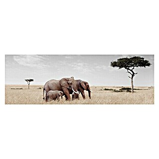 Póster Familia (Elefantes, An x Al: 135 x 45 cm)