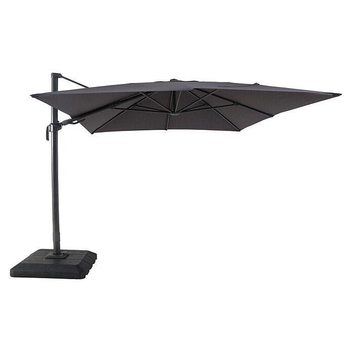 Sunfun Ampelschirm (Anthrazit, 300 x 350 cm)