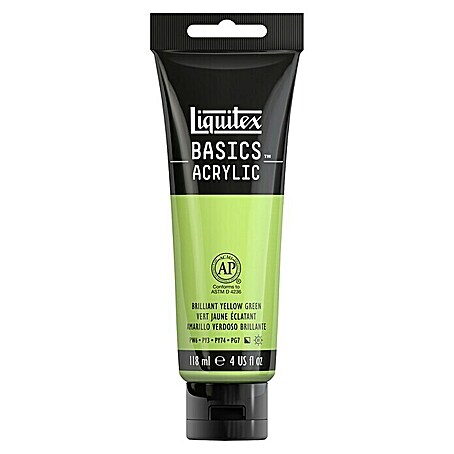 Liquitex Basics Acrylfarbe (Gelbgrün, 118 ml)
