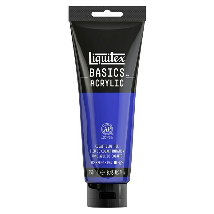 Liquitex Basics Acrylfarbe (Kobaltblau, 250 ml, Tube)