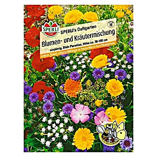 Blumensamenmischung Blumen- & Kräutermischung (Verschiedene Sorten, Blütezeit: Juni, 4 m²)