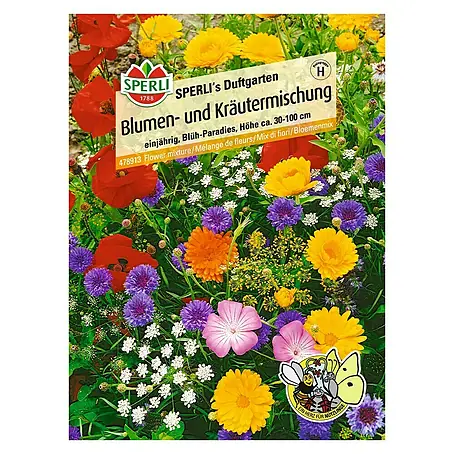 Blumensamenmischung Blumen- & Kräutermischung