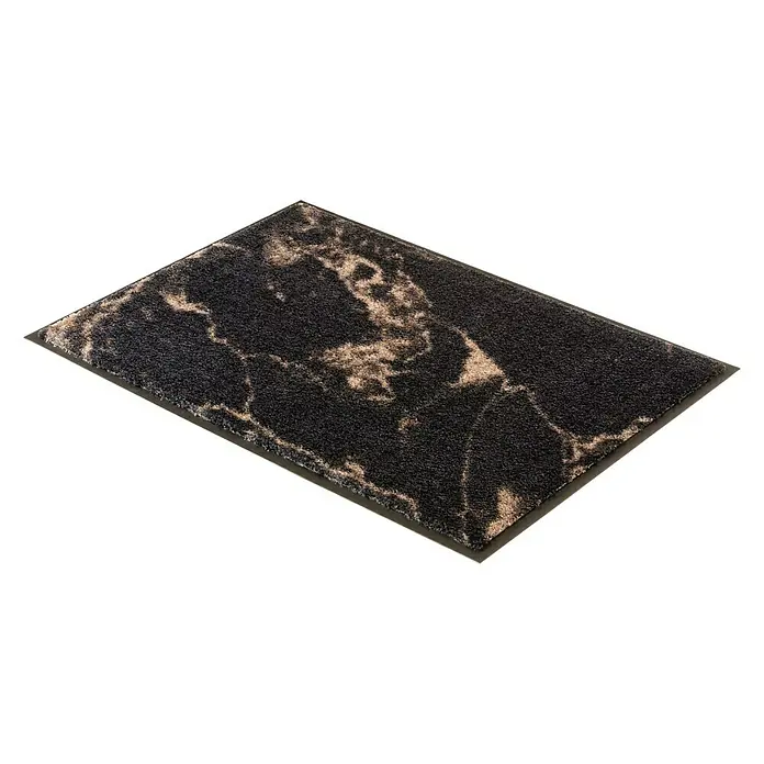 SCHÖNER WOHNEN-Kollektion Fußmatte Marmor - Anthrazit/Braun, 100 x 67 cm - Elegante Fußmatte in Marmoroptik. Die Fußmatte ist ein stilvoller Hingucker für jeden Eingangsbereich und schützt zuverlässig vor Schmutz.