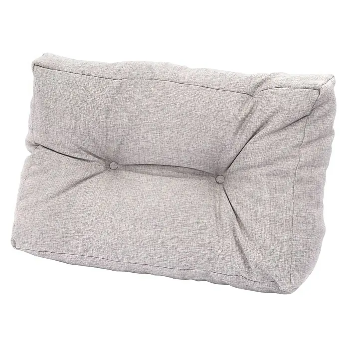 Loungemöbel-Set - 20 -tlg., Nadelholz, Anthrazit - Graues, rechteckiges Kissen mit zwei Knöpfen, ideal als Rückenstütze für zusätzlichen Komfort und Stil in Ihrem Wohnbereich.