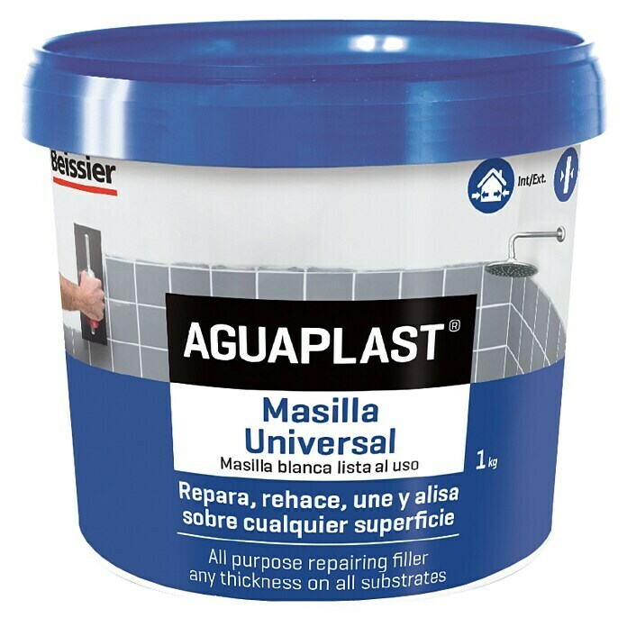 Beissier Aguaplast Plaste Renovación capa media (Blanco, 15 kg)