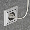 Brilo Foco de una luz LED para cama Comfort Light (4 W, Níquel mate, L x An x Al: 5,8 x 21,7 x 40,3 cm)