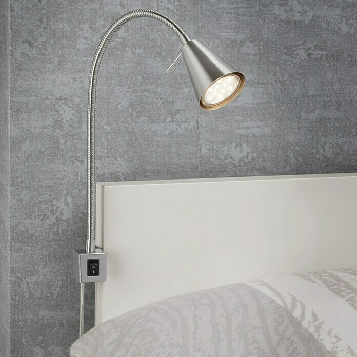 Briloner LED-Wandstrahler Tuso4 W, Nickel matt, L x B x H: 5,8 x 21,7 x 40,3 cm Unknown