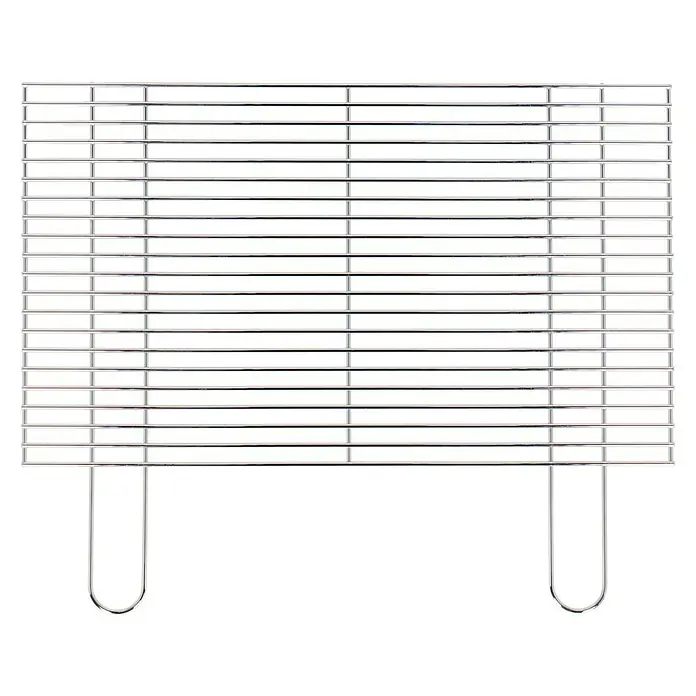 Kingstone Parrilla para barbacoa - L x An: 67 x 40 cm - Parrilla de metal con dos patas en forma de U para barbacoas al aire libre, robusta y duradera.