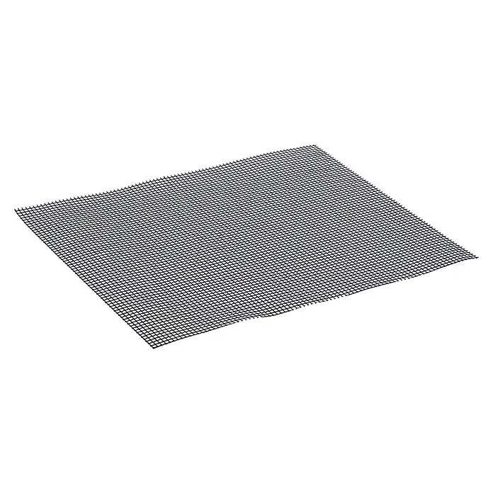 Kingstone Grillmatte - L x B: 42 x 36 cm, Sonstiges, Beschichtet - Nahaufnahme eines rechteckigen Schleifgitters in Grau mit leichter Körnung, ideal für Schleifarbeiten auf verschiedenen Oberflächen.