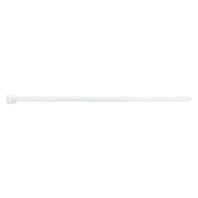 Index Bridas para cables de Nylon - An x L: 48 x 200 mm, Plástico, Blanco - Brida para cables blanca. Para una agrupación rápida y sencilla de cables e hilos, ideal para aplicaciones versátiles en entornos domésticos y comerciales.