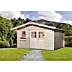 Weka Blockbohlenhaus Rom (28 mm, 14,44 m², Satteldach)