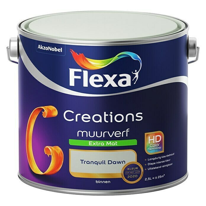 Flexa Creations Muurverf (Tranquil Dawn, Extra mat, 2,5 l) | BAUHAUS
