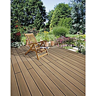 b!design WPC-Terrassendiele Ipe (300 x 13,8 x 2,25 cm, Ipe)