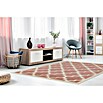 Kayoom Teppich mit Konturenschnitt Maroc (Rosa/Elfenbein, 230 x 160 cm)