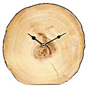 Wanduhr rund (Holz, Durchmesser: 21 cm)