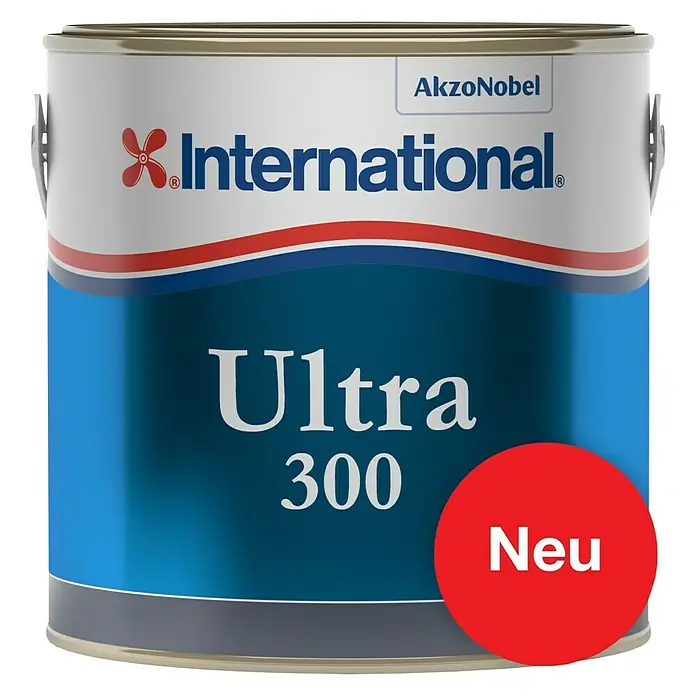 International Hartantifouling Ultra 300 - Rot, 2,5 l - Dose International Ultra 300 Lackfarbe von AkzoNobel, ideal für hochwertige Lackierungen und langanhaltenden Schutz.