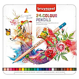 Talens Bruynzeel Set de lápices de dibujo Expression series (24 ud., Multicolor)
